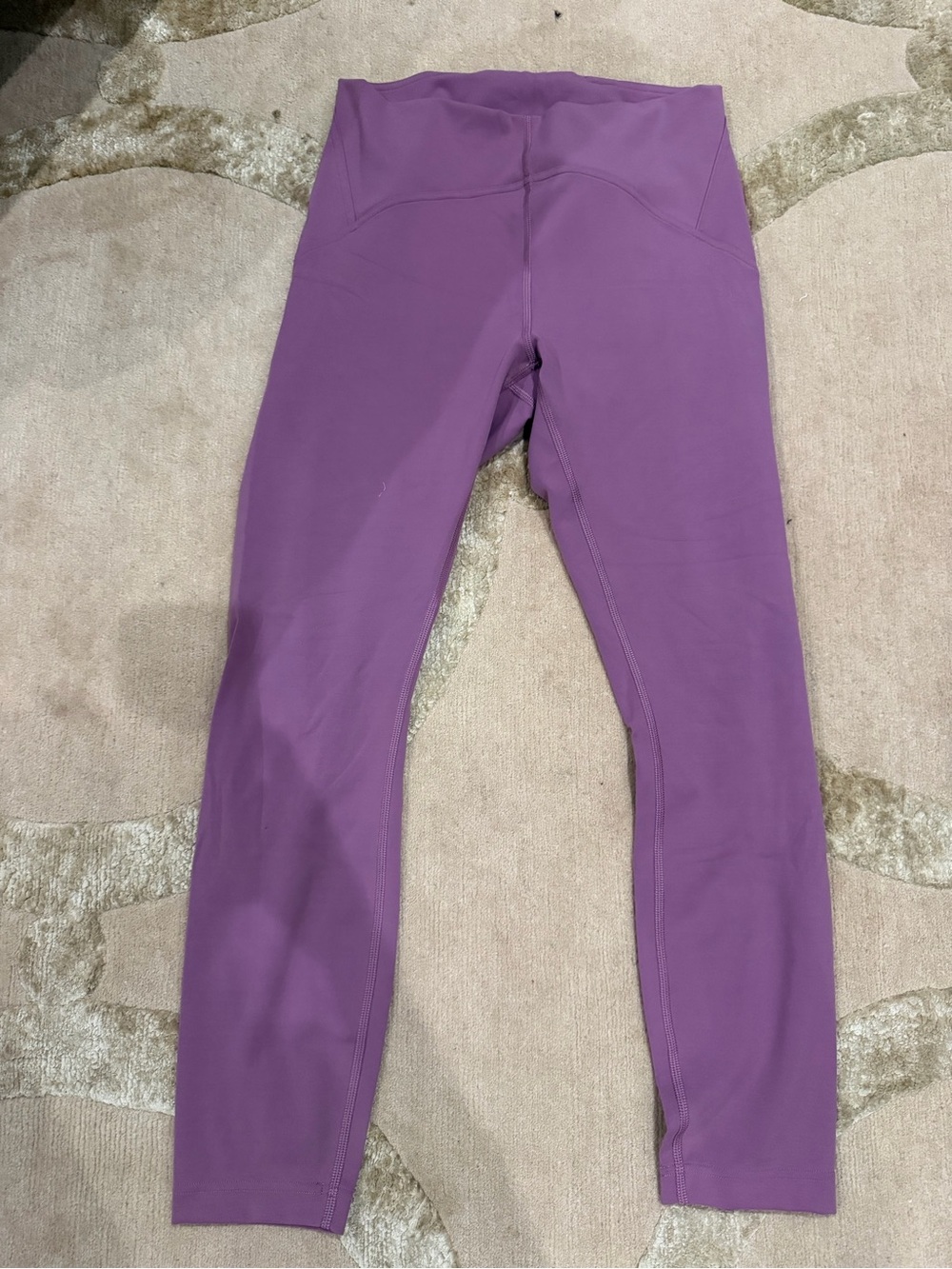 Womens Active High-Waist Leggings in Purple